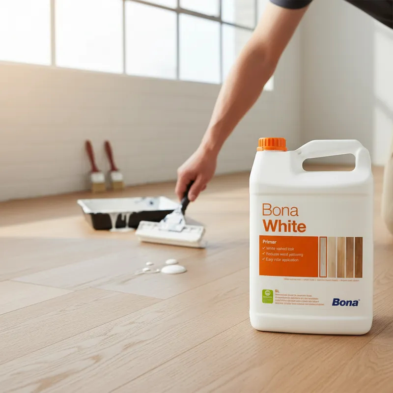 Bona Prime White Efeito Branco Para Pisos 5L Acabamento Fosco Fácil Aplicação