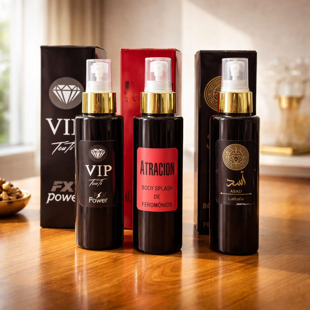 KIT EXCLUSIVO – 3 PERFUMES ÁRABES 100ML CADA | ALTA FIXAÇÃO em Oferta na Shopee