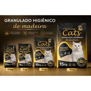 GRANULADO DE MADEIRA PARA GATOS E ROEDORES 10KG 2,5kg 5kg 15KG PROMOÇÃO em Oferta na Shopee