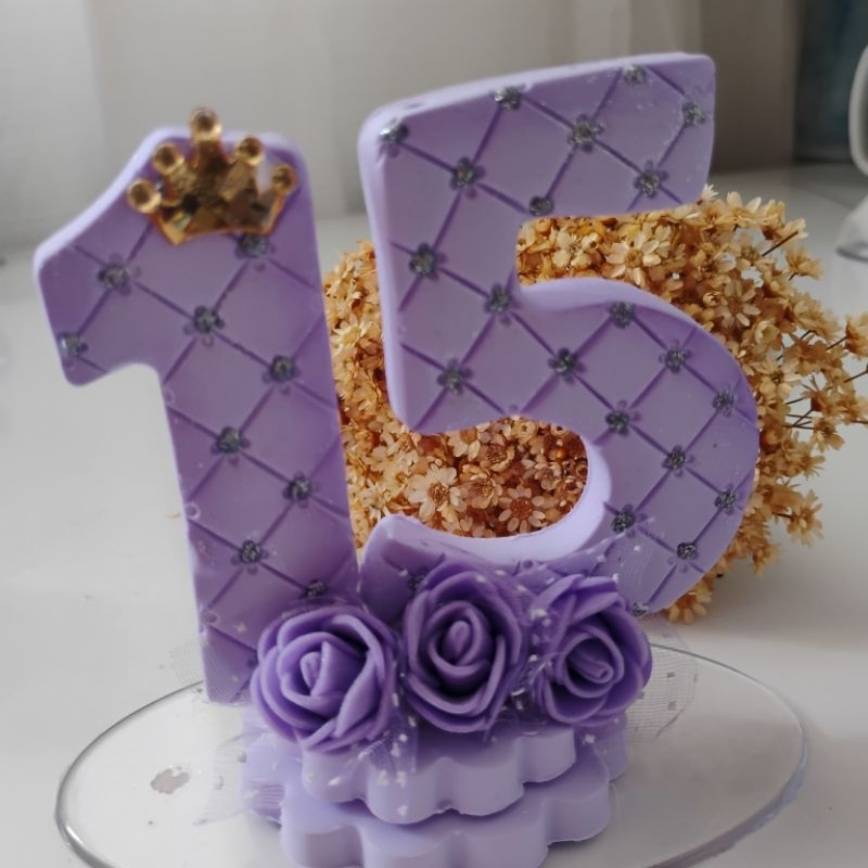 Vela 15 anos de Biscuit/Vela Debutante/Vela 15 anos/Topo Debutante