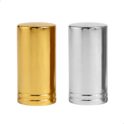 Sobretampa Cilíndrica 15mm Válvula Recrave Perfume Duplo Friso Acabamento Premium Decante