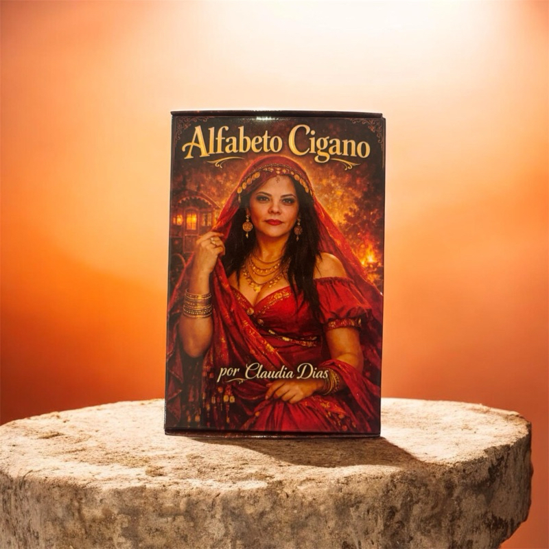 🔮 Alfabeto Cigano: Baralho Alfabeto Cigano 26 Cartas Revelação de Iniciais Espiritual