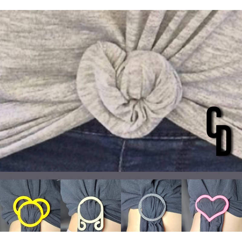 Kit com 4 Acessórios para amarração em camiseta - Acessorio de moda para roupa- Acessórios para roupa - Pronta entrega!