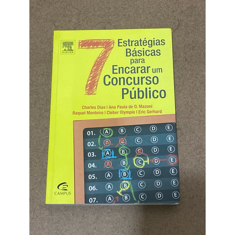 Livro: 7 estratégias básicas para encarar um concurso público Charles Dias