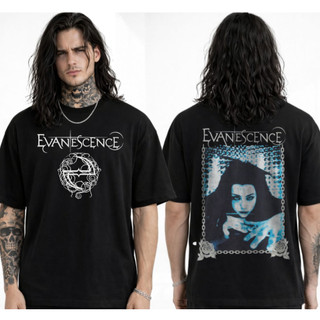 Camiseta Rock Oversized Evanescence Camisa Estampada Unissex Streetwear Moda Rock