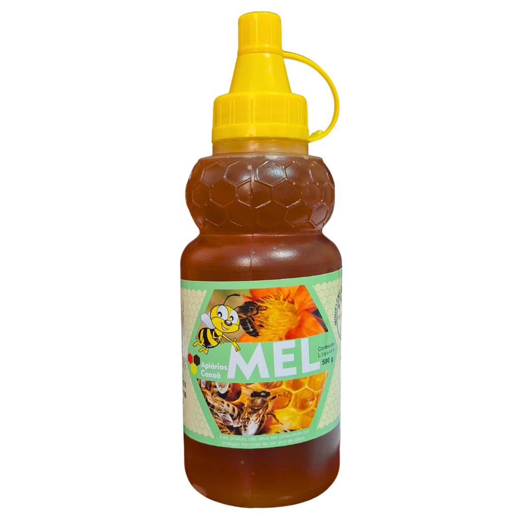 Mel Bisnaga 500g Canaã -100% Puro Florada Silvestre do Sul de Minas