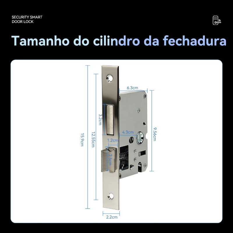 Fechadura Digital Inteligente 5 em 1 para Porta — foto 7