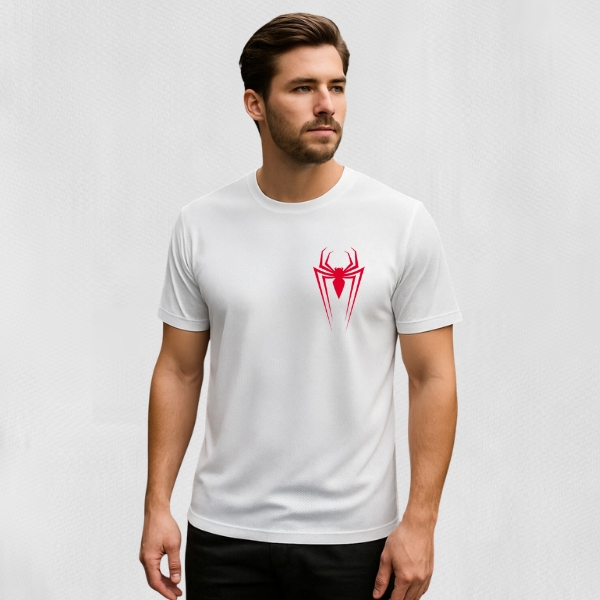 Camisa Dry Fit Masculina - ARANHA - Academia Corrida Tecnologia Dry Fit Elasticidade Superior Conforto Térmico
