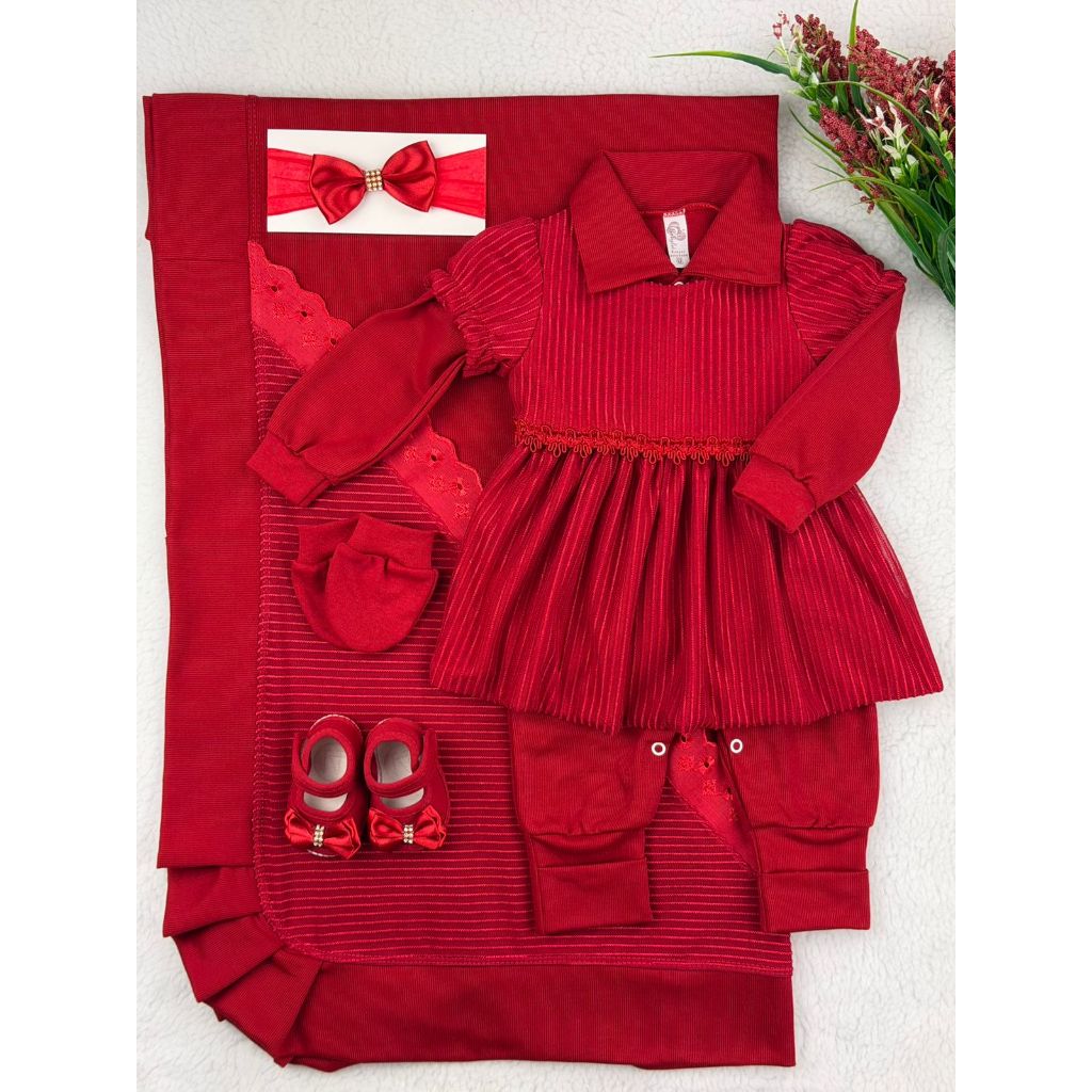 Saída de Maternidade Feminina de Luxo Kit Completo em Oferta na Shopee