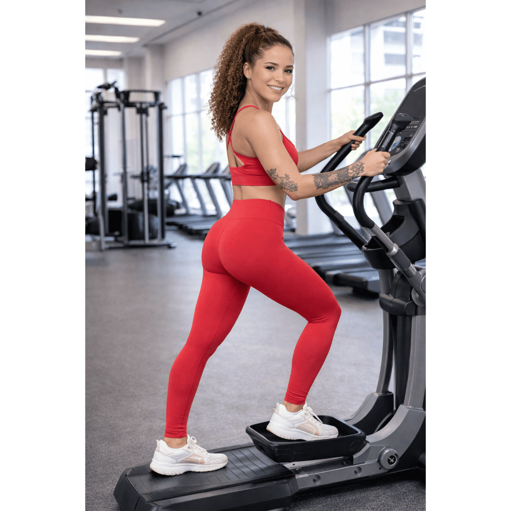 Calça legging zero transparência cós alto modeladora academia empina o bumbum afina cintura fitness crossfit