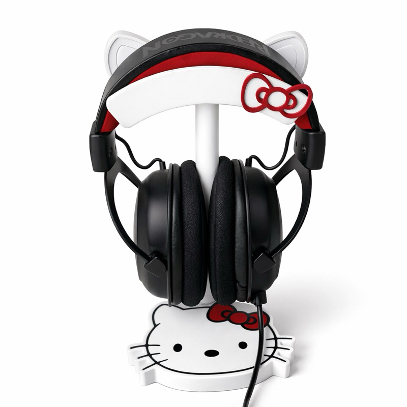Suporte Headphone Hello Kitty 3D em PLA | Organizador de Mesa + Suporte Decorativo | Exclusivo