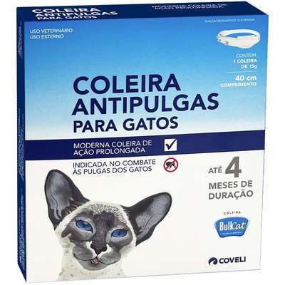 Bullcat Coleira Antipulgas Coveli para Gatos - 15 g