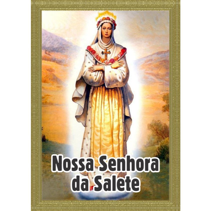 Santinho Nossa Senhora da Salete