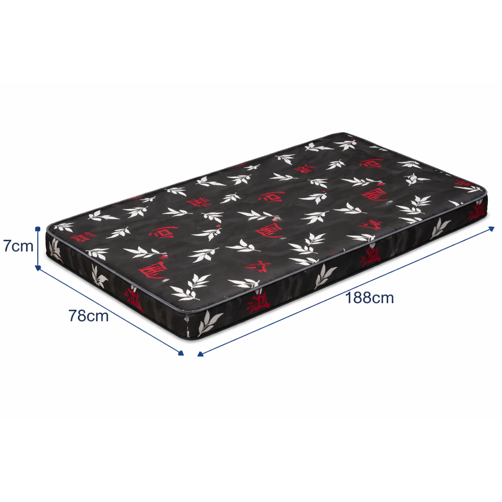 colchao colchonete solteiro tamanho 188x78x7cm d23 em Oferta na Shopee