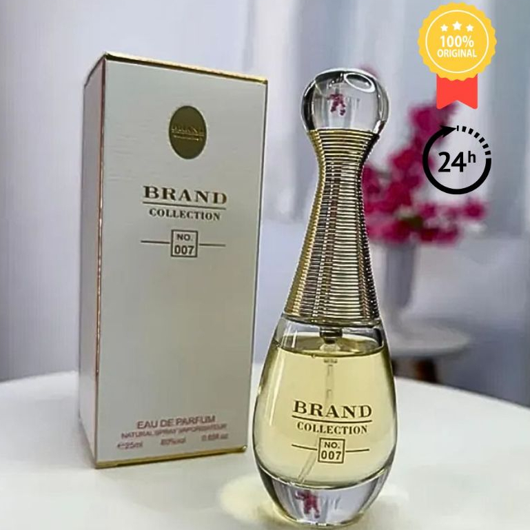 Brand Collection 007 Feminino Delicado Eau De Parfum Miniatura De Luxo - 25ML
