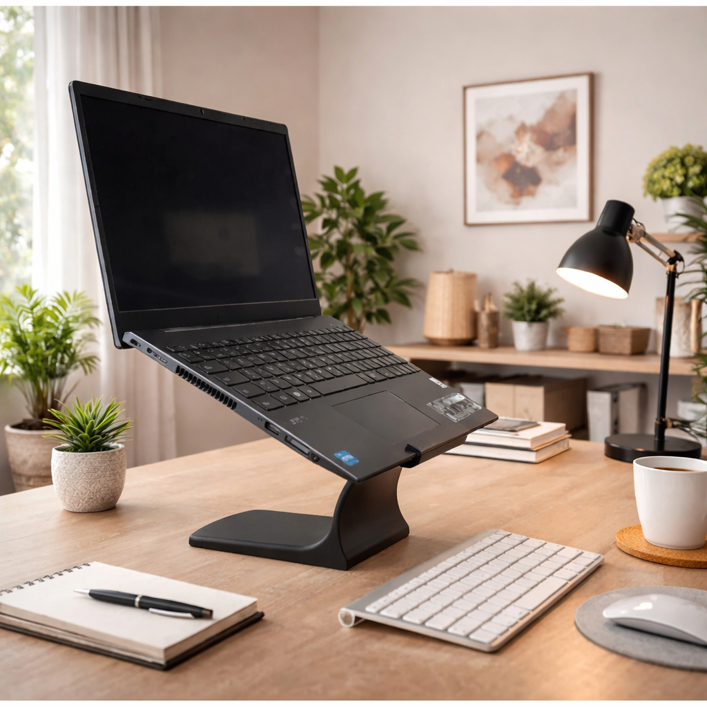 Suporte para Notebook Mesa Ergonômico Base para Notebook e Tablet Antiaquecimento Portátil Ajustável