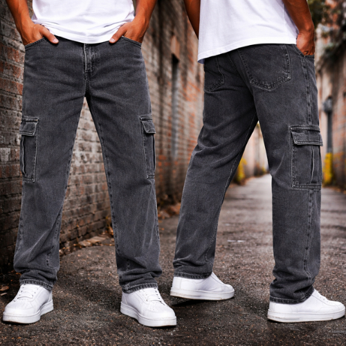 Calça cargo sem punho Cargo balão