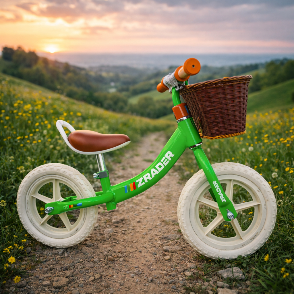 Bicicleta Com Cestinha De Equilibrio Infantil Bike Balance Sem Pedal