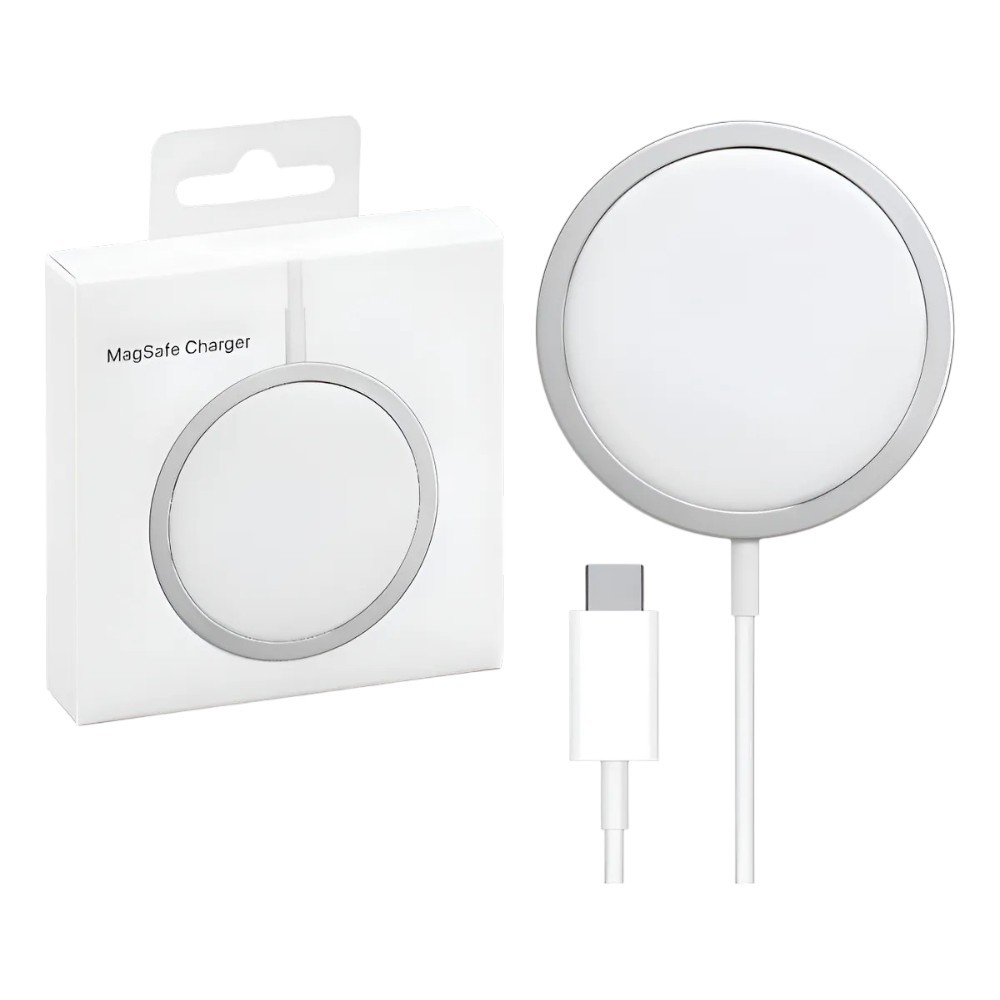 Carregador de Indução Magnética 15W Tipo USB-C