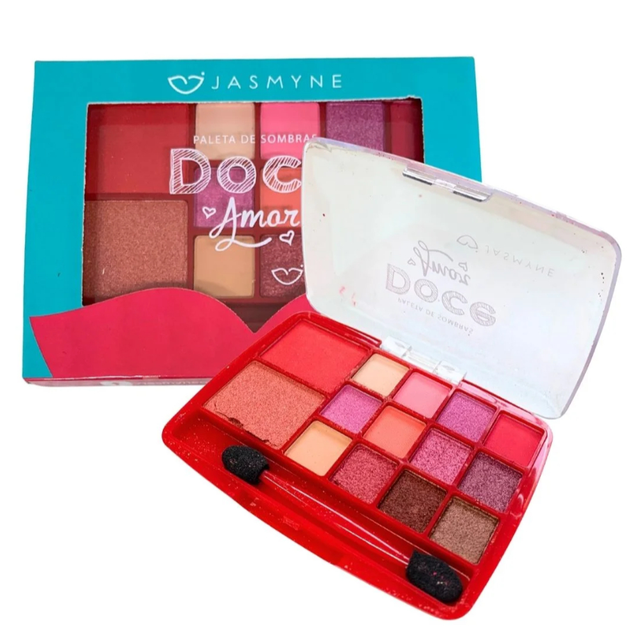 Paleta de Sombras Doce Amor Jasmine: Cor A e B