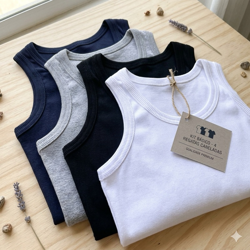 Kit 4 Camisetas Regata Masculina Canelada Ribana Camiseta Americana Blusa Academia Rap Hip Hop em Oferta na Shopee