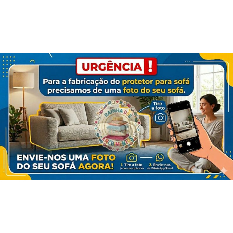 Detalhes do Protetor de sofá de canto 6lugares sob medidas Promoção