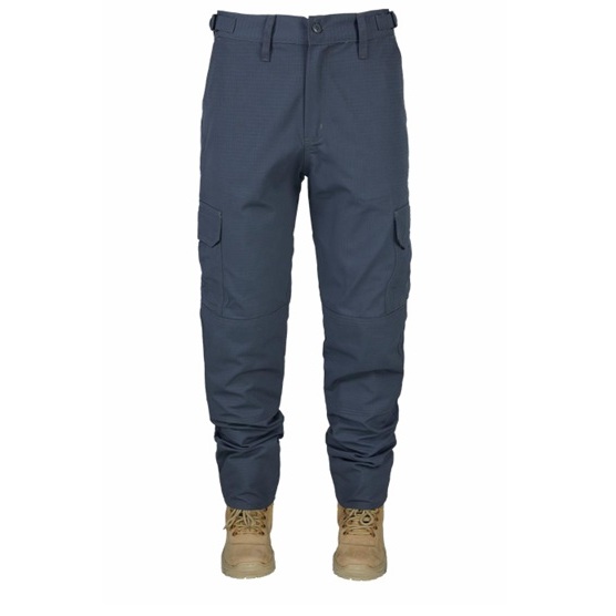 Calça Tática Cinza Rip Stop Cargo 6 Bolsos Reforçada Top