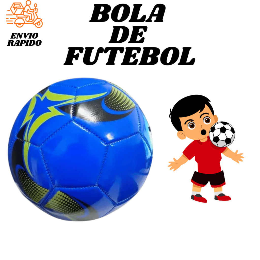 Bola de Futebol Campo Resistente Treino Lazer Costurada Alta Durabilidade