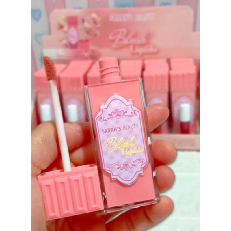 Blush Líquido Sarah´s Beauty Kawaii Efeito Natural Cores Pigmentadas Maquiagem Estética Viral Blog