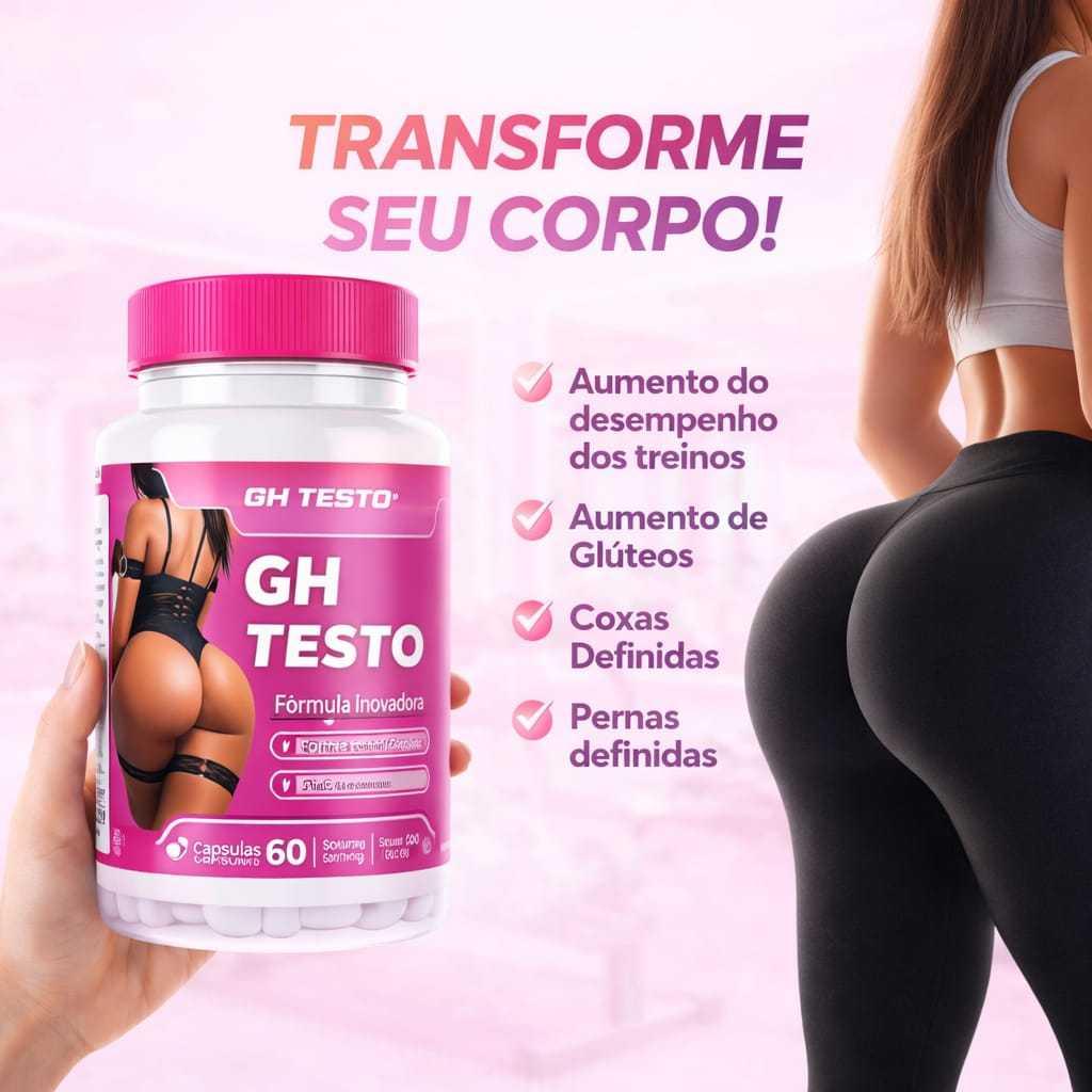 GH Testo Feminino Pernas 60 Cáps | O SEGREDO DAS COXAS TORNEADAS | Creatina BCAA Colágeno