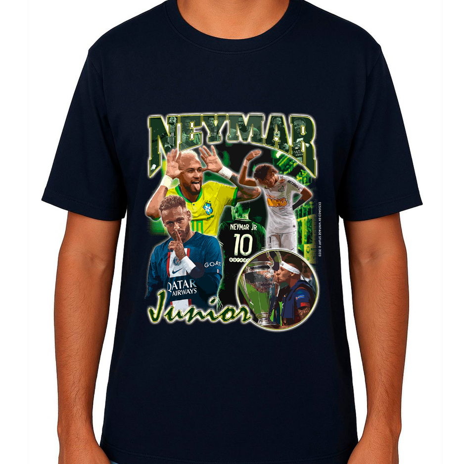 Camisa Camiseta Blusa Unisex Jogador Futebol NEYMAR NEY 100% Algodão Premium Masculino e Feminina