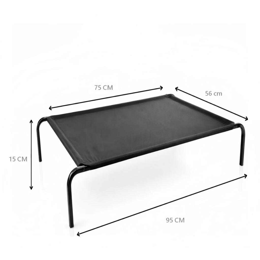 Cama Grande 95X56X15 CM - Pet Suspensa para Cães e Gatos Elevada Higiênica Refrescante Cachorros