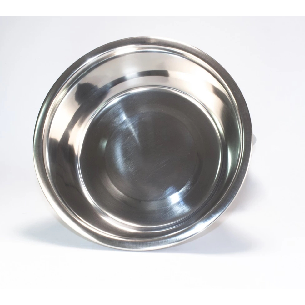 Kit 3 Tigelas Comedouro E Bebedouro Para Cães E Gatos Inox 750Ml Chalesco