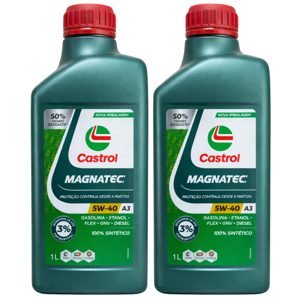 Kit 02 Óleo Motor 5w40 Castrol Magnatec Vw 502 505 A3/b4