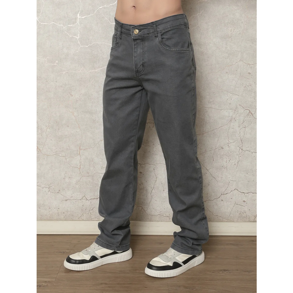 Calça Jeans Masculina Tradicional Corte Reto