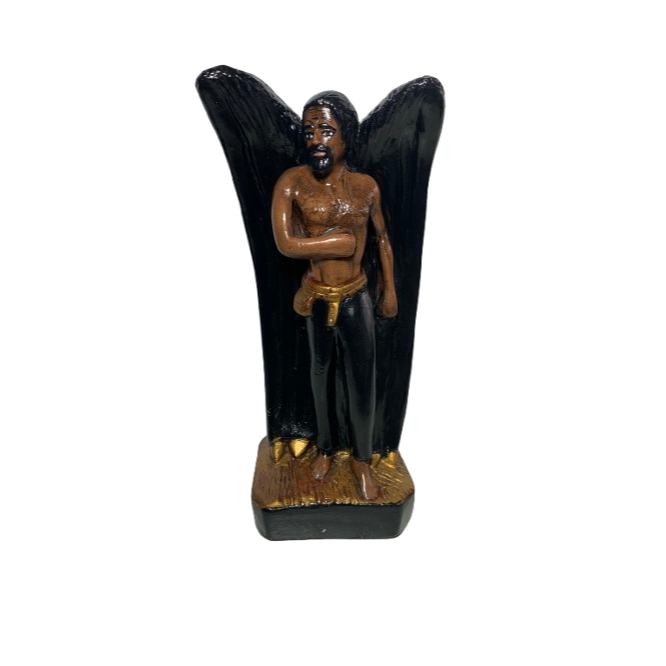 Exu morcego escultura Exu morcego com Asa 22cm