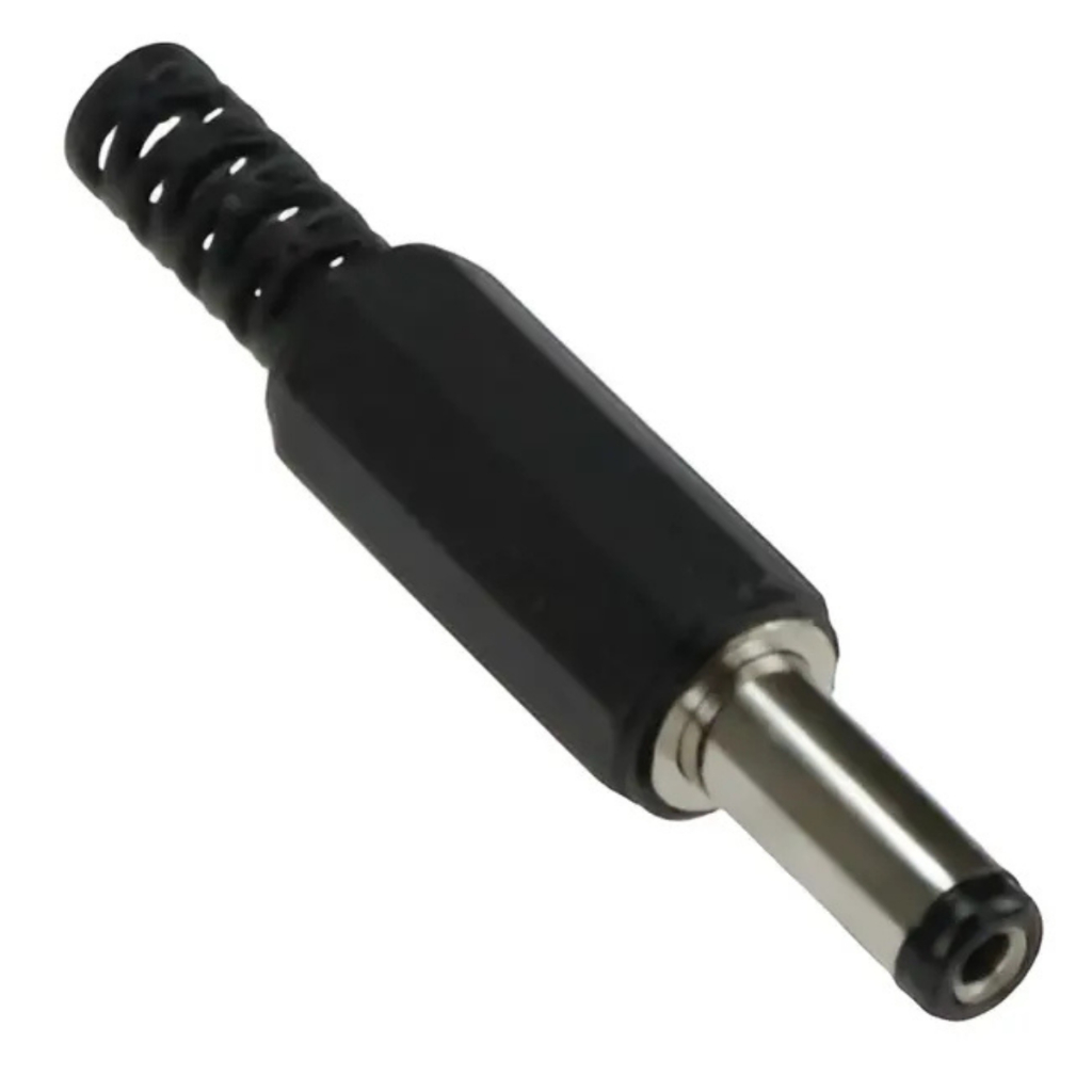 5x Plug P4 2,1mm - 2,1x5,5x14mm C/ Rabicho