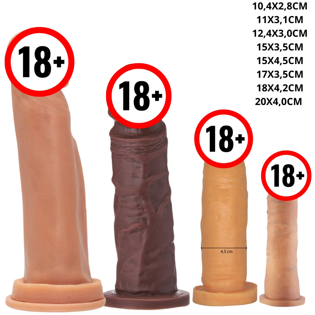 Pênis Borracha Macio Realístico Protése Silicone Realística Maciça Dildo Consolo Pinto Grosso