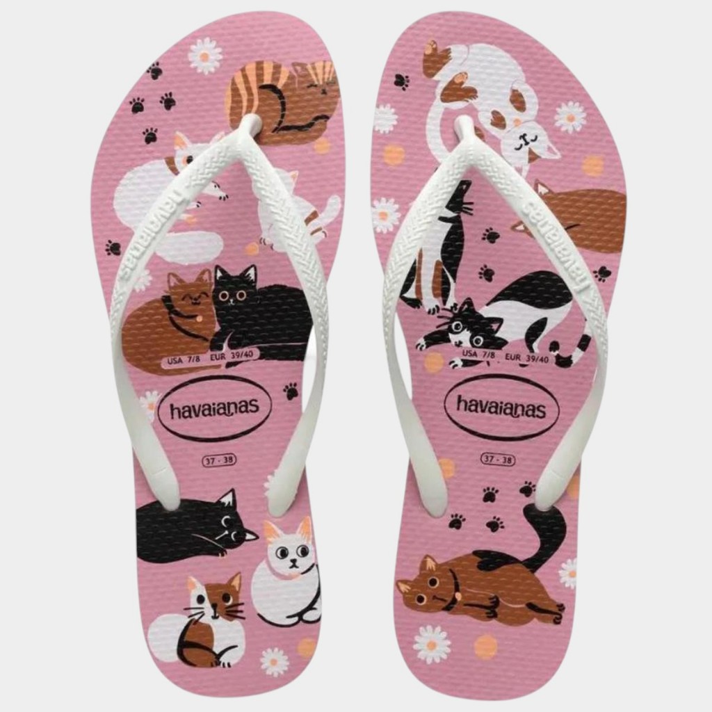 Chinelo Havaianas Slim Pets Feminino