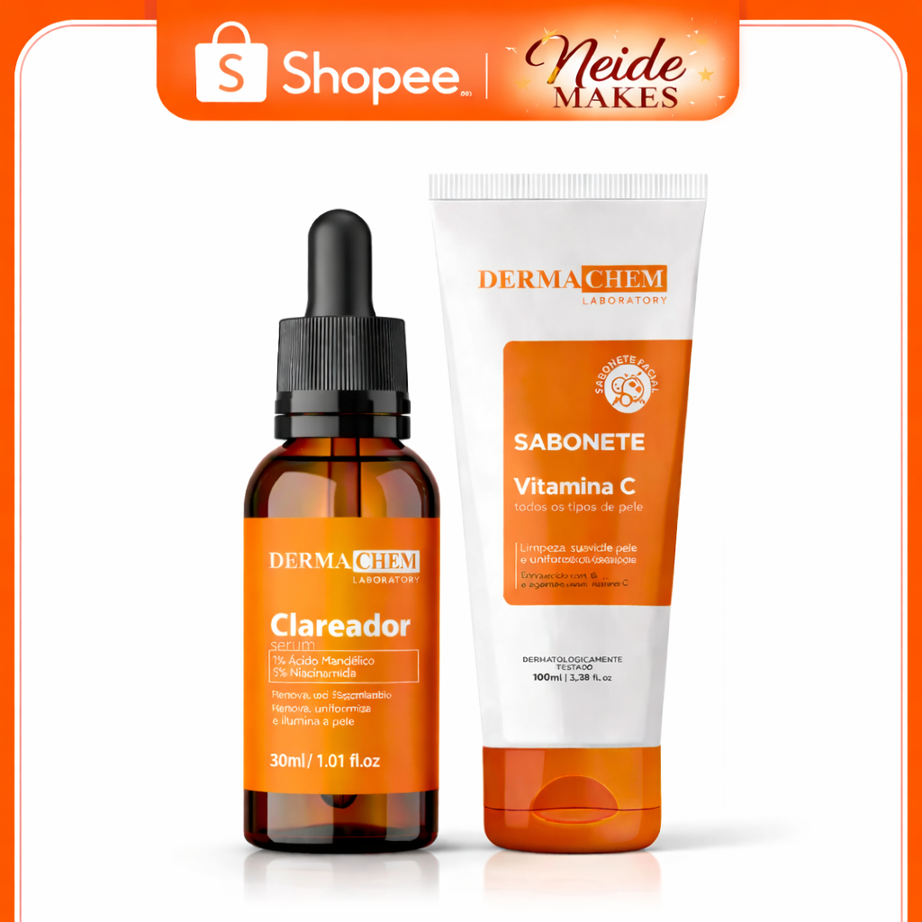 Kit Sérum Clareador   + Sabonete Vitamina  C Dermachem - Original em Oferta na Shopee