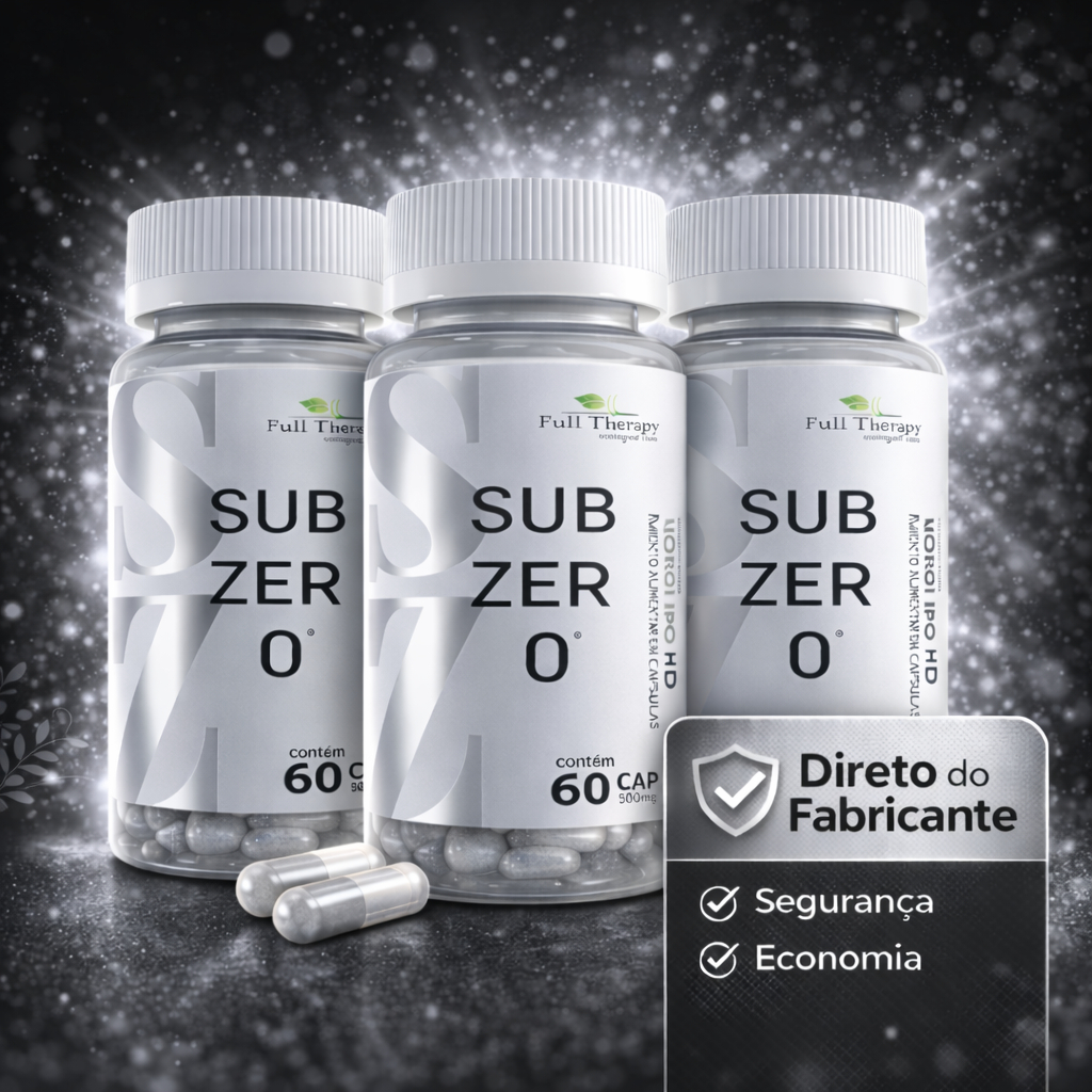 3 Potes Subzero Com Morosil e Vitaminas Direto do Fabricante Full Therapy