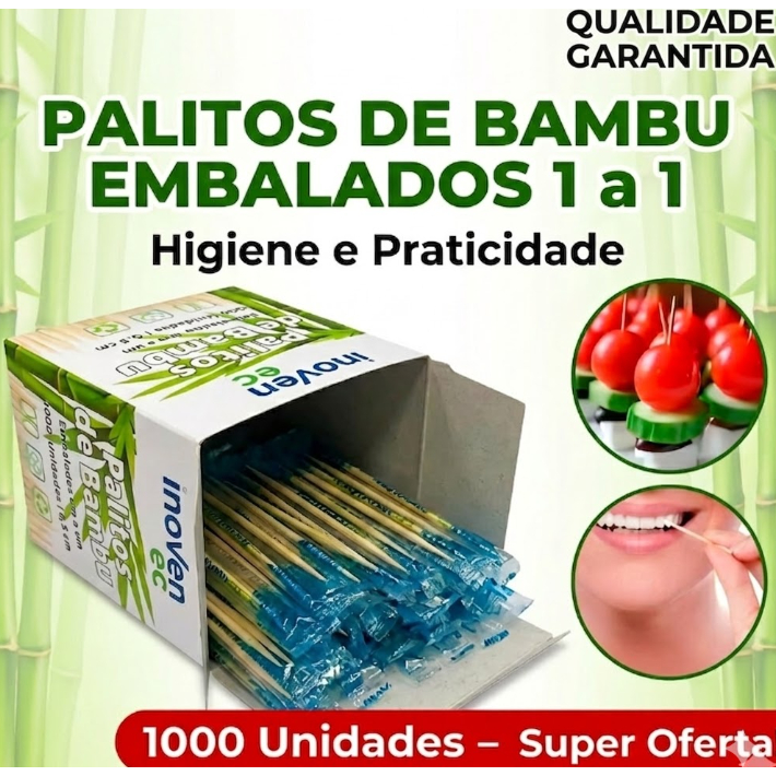 Palito de Dente e Petisco Embalados Individual 1000~5000 Unidades