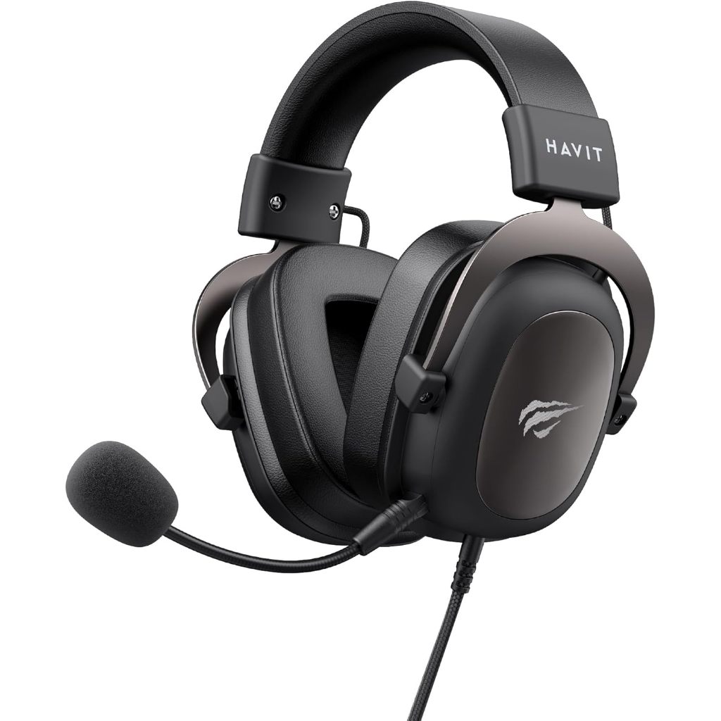 Fone De Ouvido Headset Gamer Havit H2002d P3 Para PS3/PS4/PS5/XBOX/PC Cor Preto
