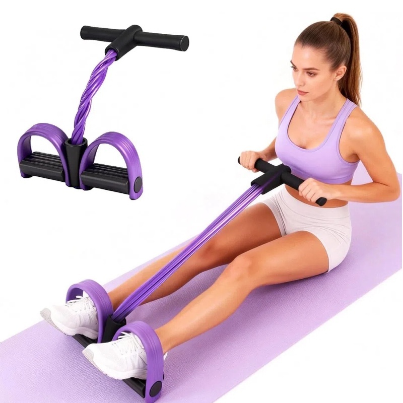 Imagem Extensor Elástico Profissional Multiuso Para Exercícios Academia Ginástica Yoga Corda Elástica