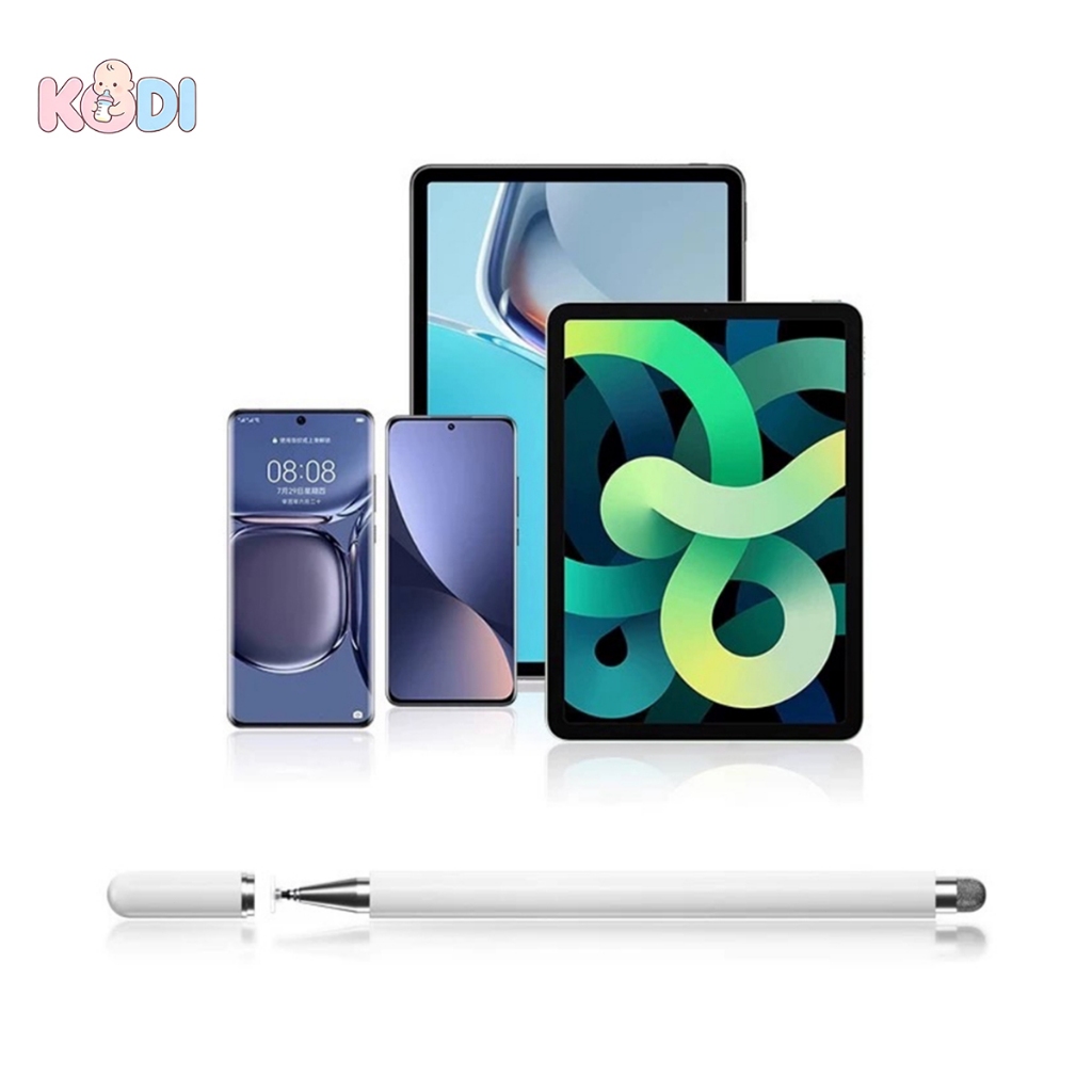 Caneta Touch 3 em 1 Magnética Ponta Fina Esferográfica Compatível iPad iPhone Samsung Tablet - K1