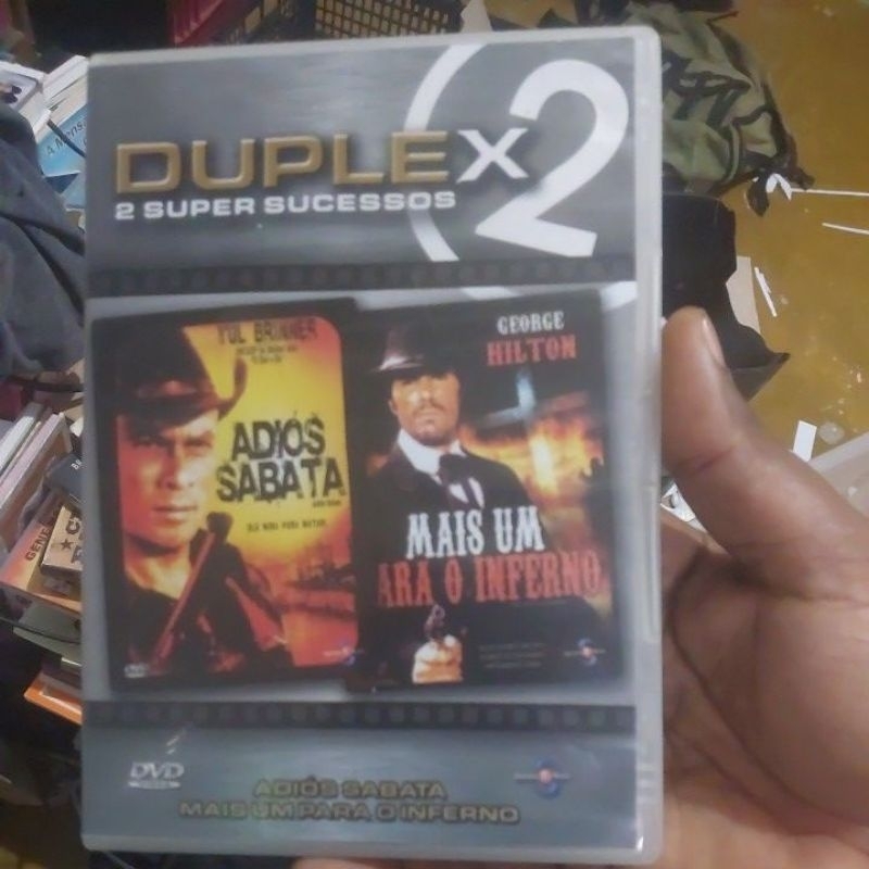 Dvd Original Usado - Duplex 2 Super Sucessos - Adios Sabata / Mais Um Para o inferno (Dublado)