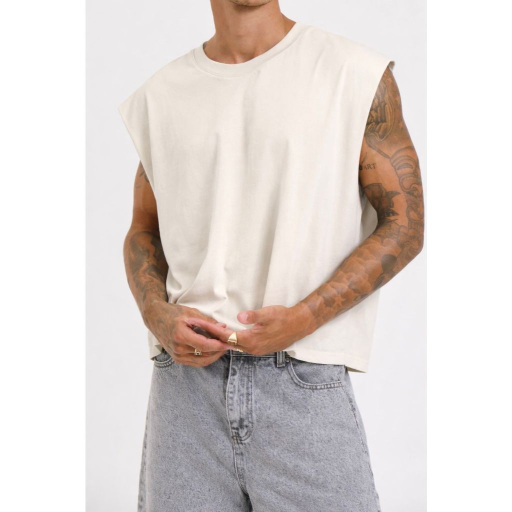 Regata Oversized Boxy Fit Masculina Regata Machão — imagem 2 de 2