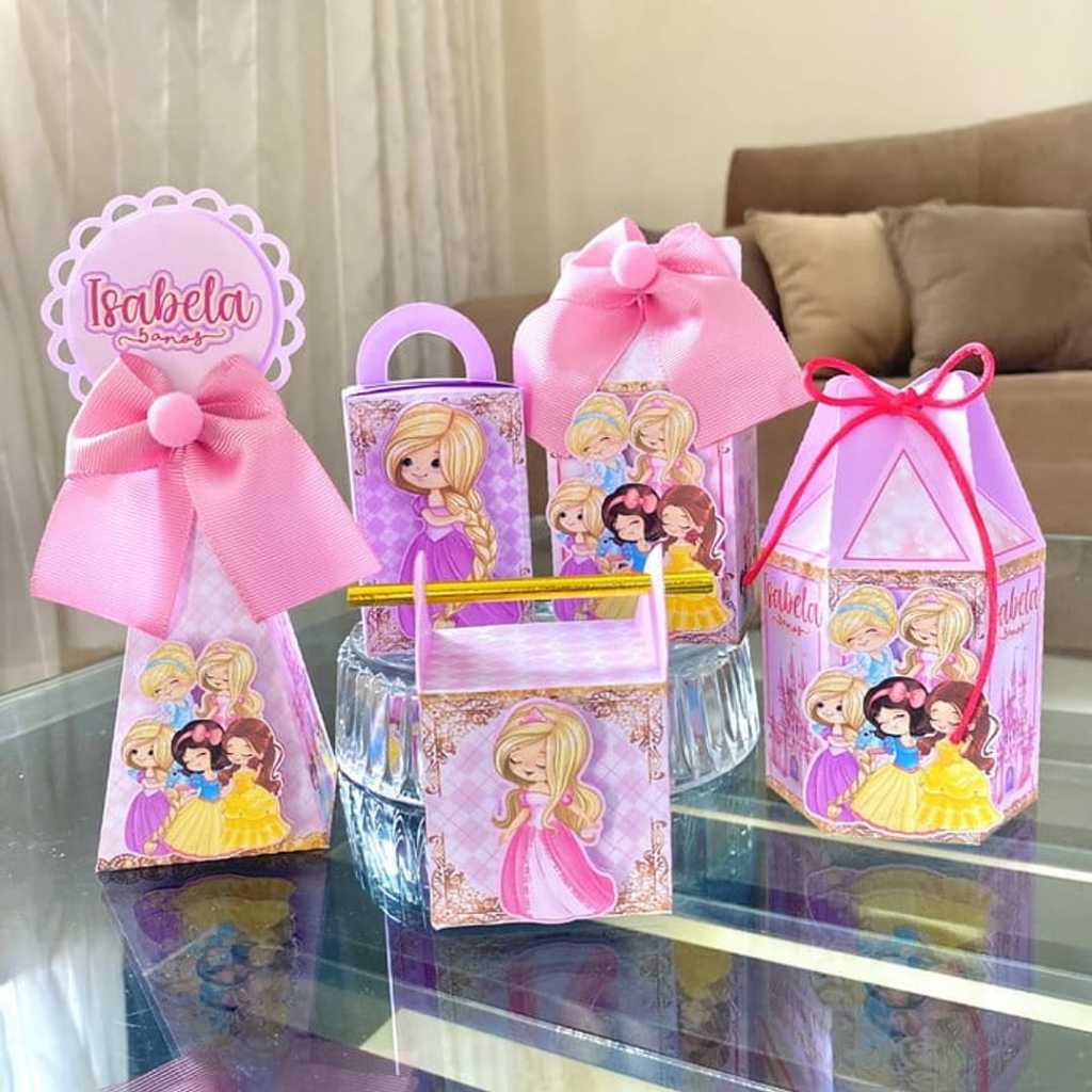 Caixinhas personalizadas / Lembrancinhas de aniversário Princesas - Personalizados