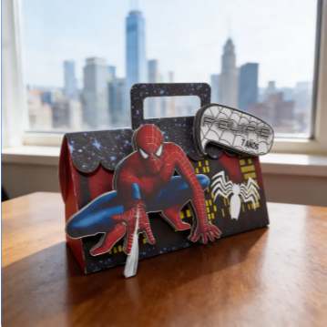 LEMBRANCINHA PERSONALIZADOS HOMEM ARANHA (PEGUE E MONTE)