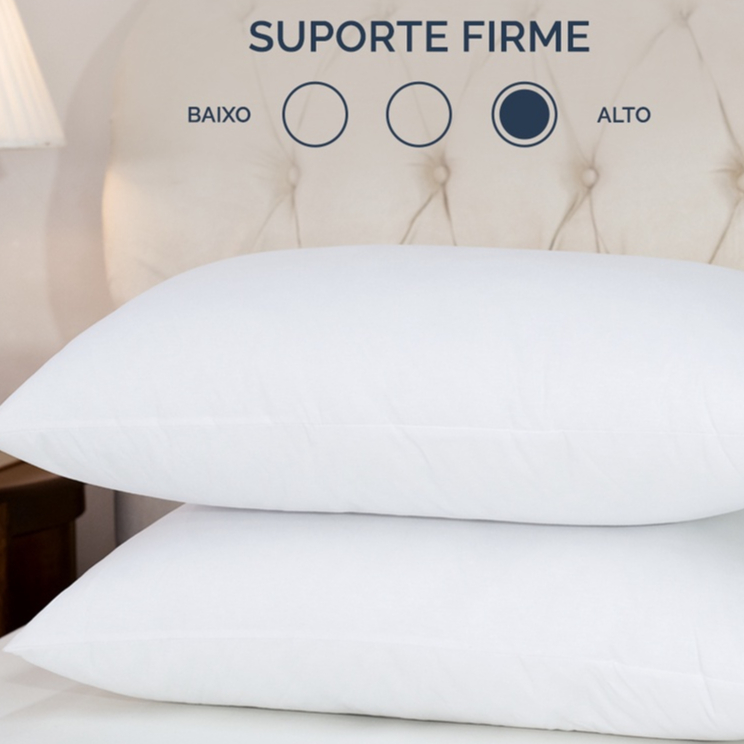 Kit Com 02 Travesseiro Percal 180 Fios Algodão Toque De Pluma em Oferta na Shopee